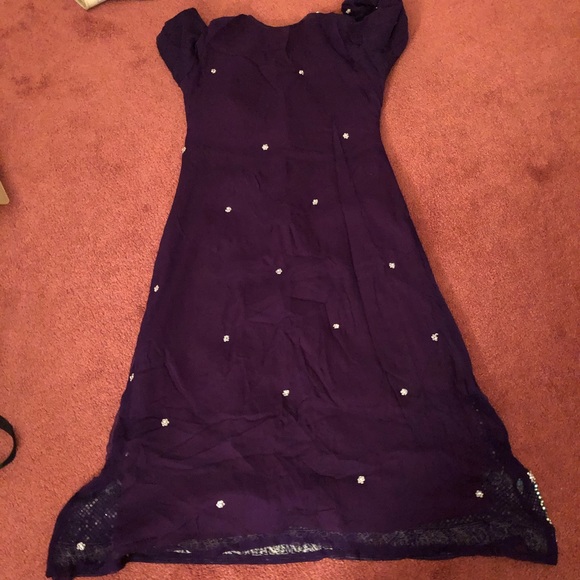 Chiffon Pakistani Indian Wedding Dress - Picture 4 of 4